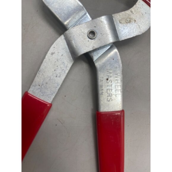 wheel master lug nut cover piiers made in Taiwan red silver 9" long READ - Picture 8 of 9